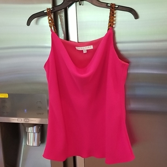 💕TRINA TURK💕 Scoop Neck Tank Top - Picture 1 of 6